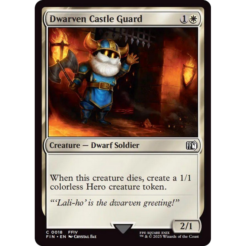 Dwarven Castle Guard [FINAL FANTASY]