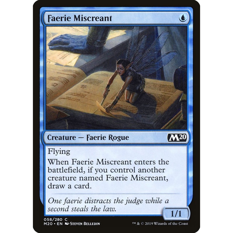 Faerie Miscreant [Core Set 2020]