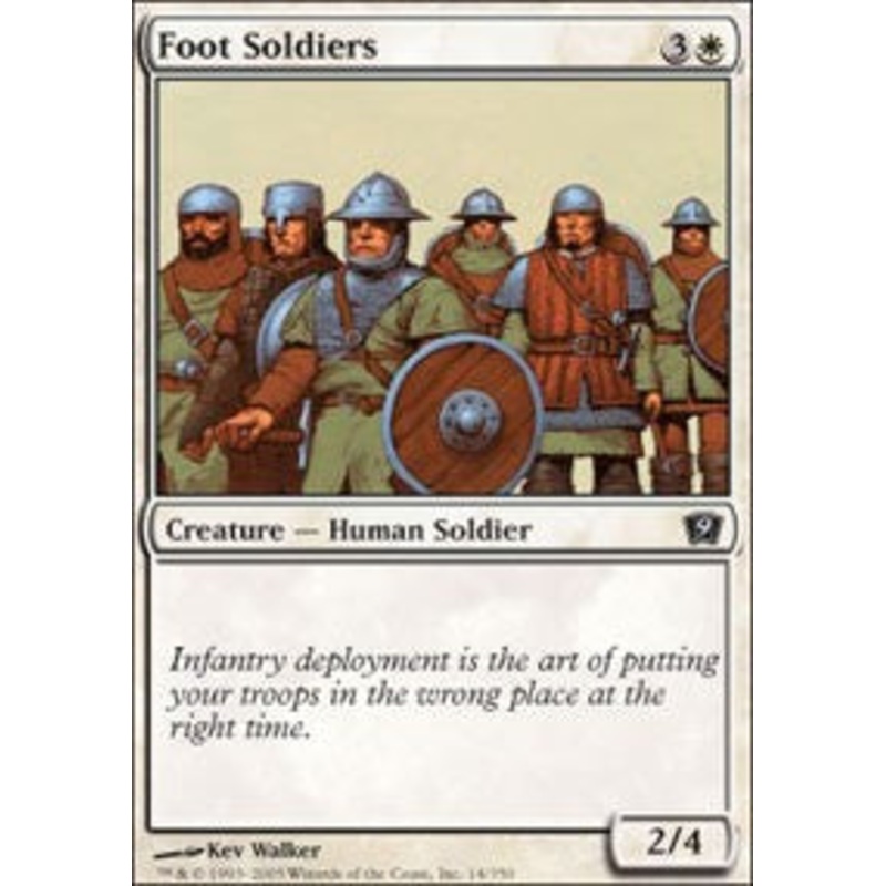 Foot Soldiers [Ninth Edition]