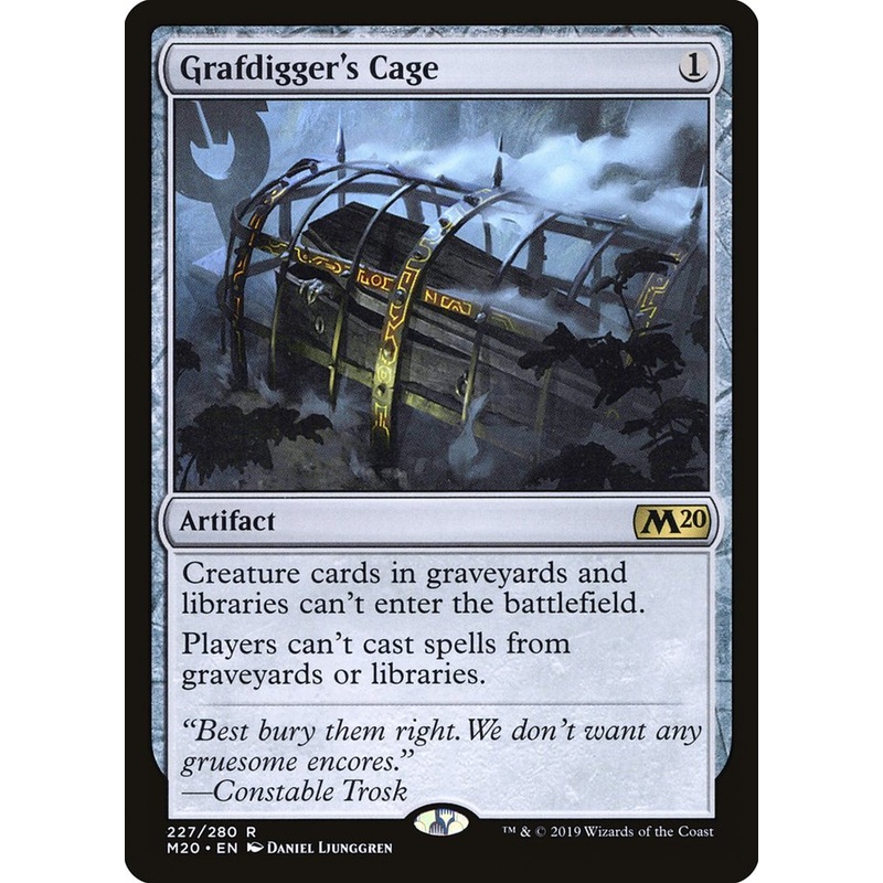 Grafdigger's Cage [Core Set 2020]