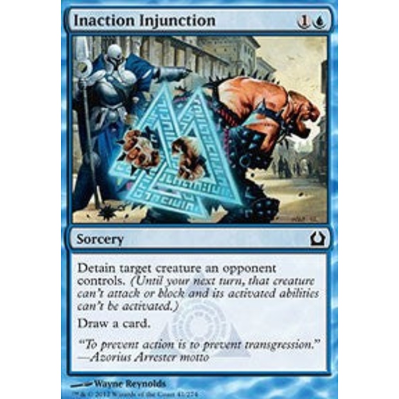 Inaction Injunction [Return to Ravnica]