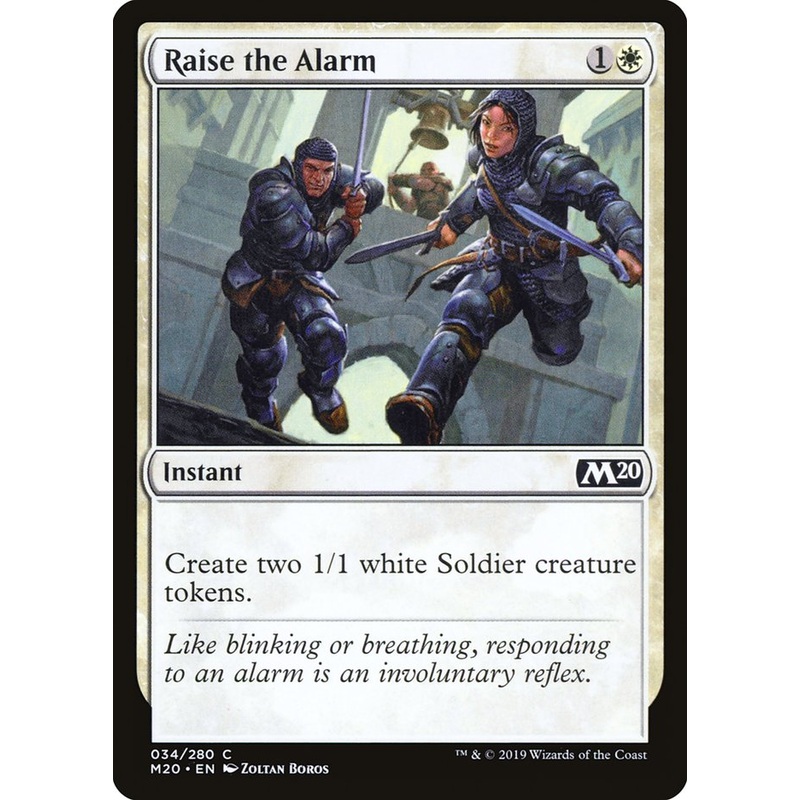 Raise the Alarm [Core Set 2020]