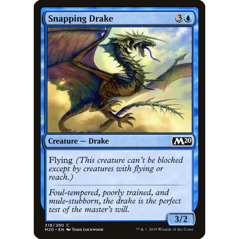 Snapping Drake [Core Set 2020]