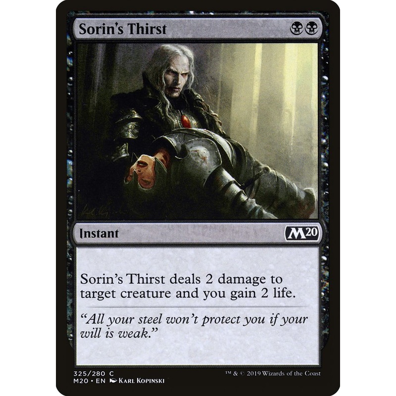 Sorin's Thirst [Core Set 2020]