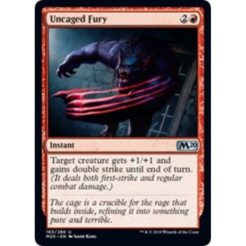 Uncaged Fury [Core Set 2020]