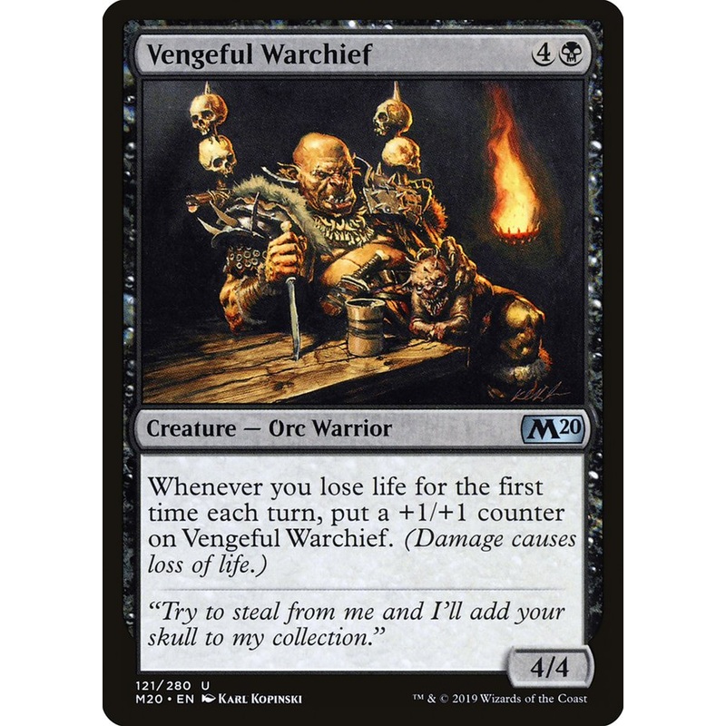 Vengeful Warchief [Core Set 2020]