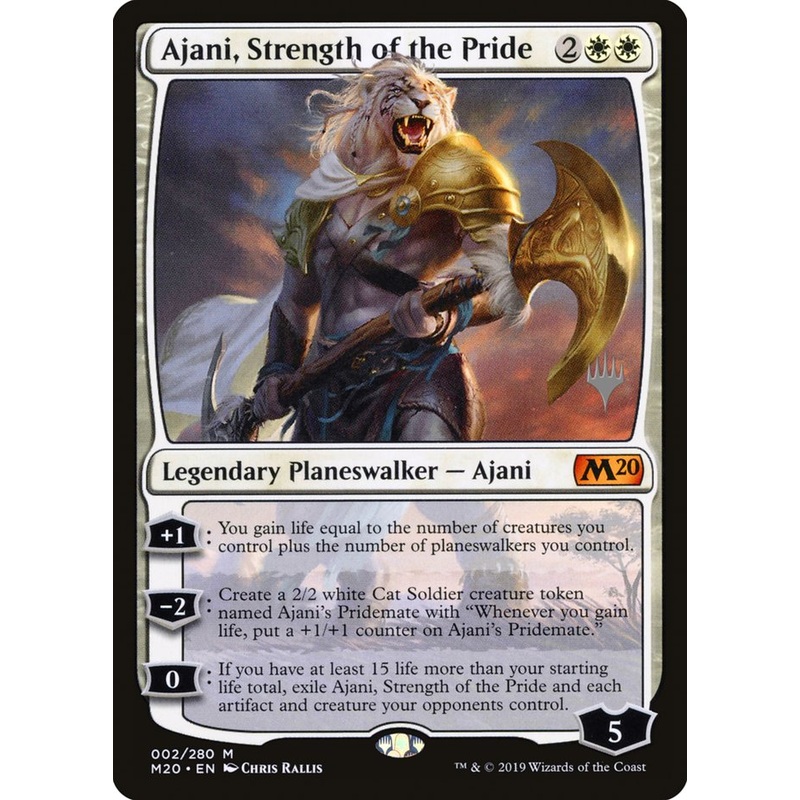 Ajani, Strength of the Pride (Promo Pack) [Core Set 2020 Promos]