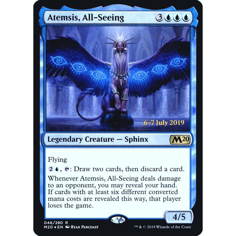 Atemsis, All-Seeing [Core Set 2020 Prerelease Promos]