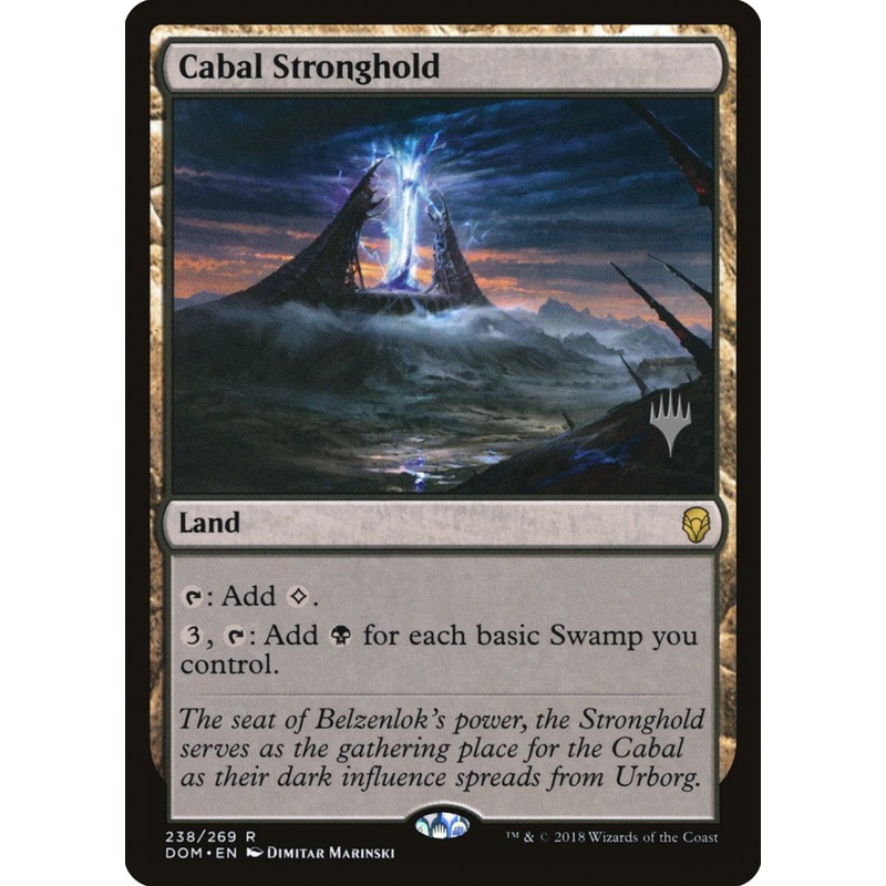 Cabal Stronghold (Promo Pack) [Dominaria Promos]