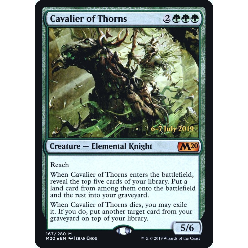 Cavalier of Thorns [Core Set 2020 Prerelease Promos]