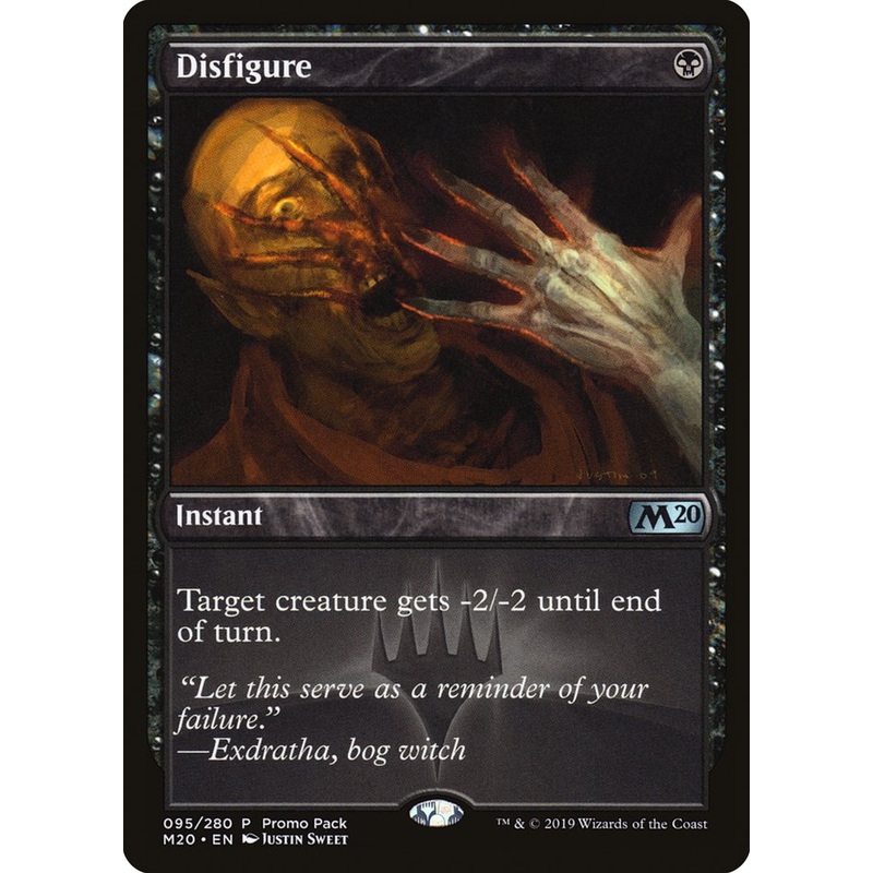 Disfigure (Promo Pack) [Core Set 2020 Promos]