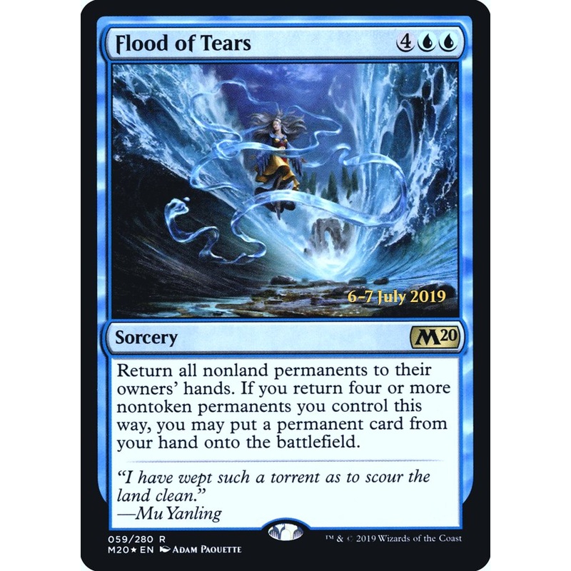 Flood of Tears [Core Set 2020 Prerelease Promos]