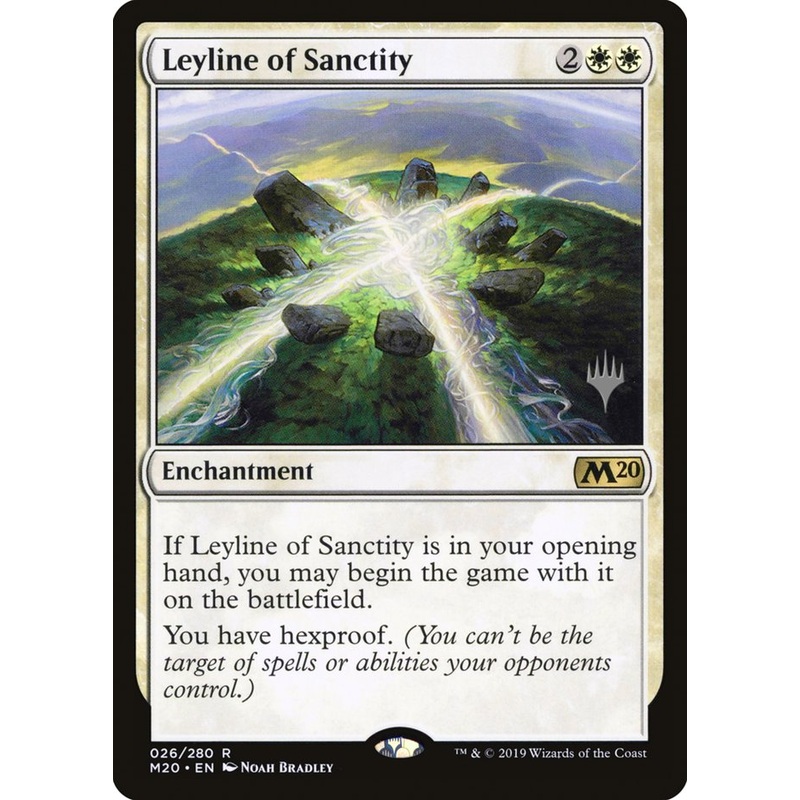 Leyline of Sanctity (Promo Pack) [Core Set 2020 Promos]