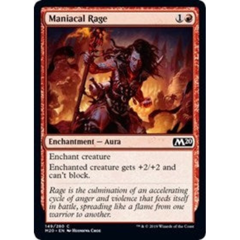 Maniacal Rage [Core Set 2020]