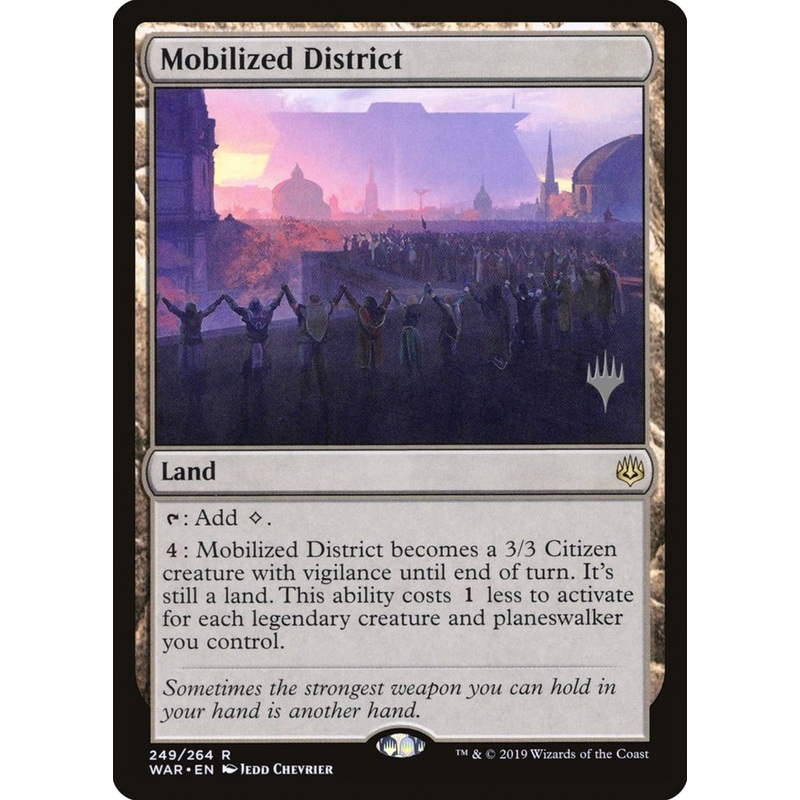 Mobilized District (Promo Pack) [War of the Spark Promos]