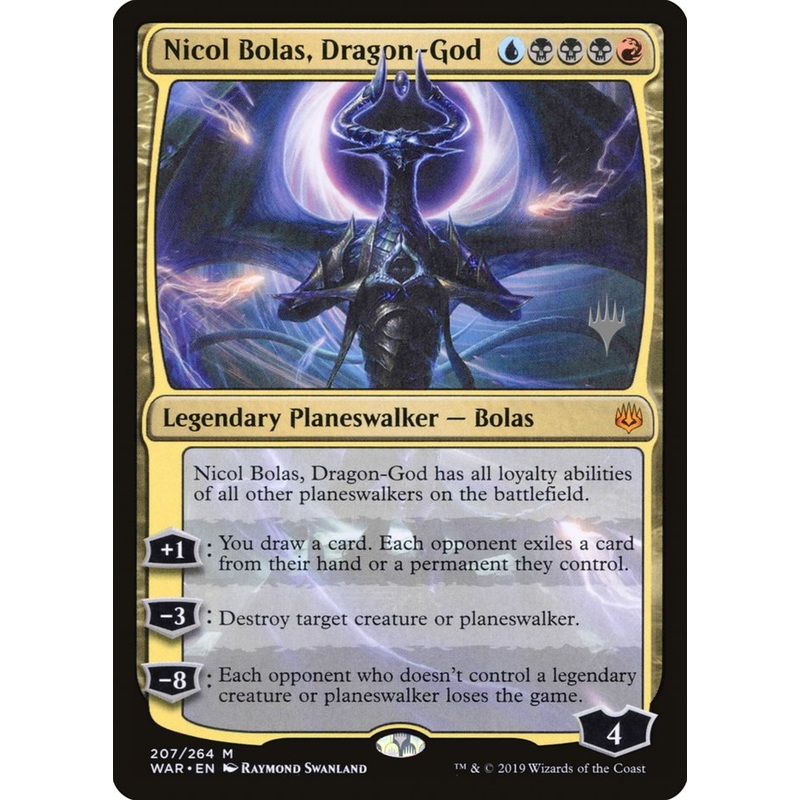 Nicol Bolas, Dragon-God (Promo Pack) [War of the Spark Promos]