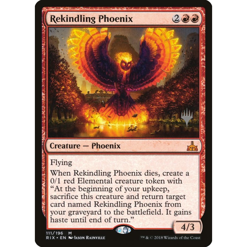 Rekindling Phoenix (Promo Pack) [Rivals of Ixalan Promos]