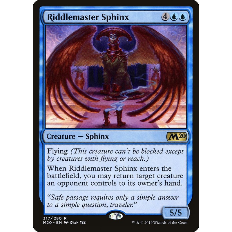 Riddlemaster Sphinx [Core Set 2020]