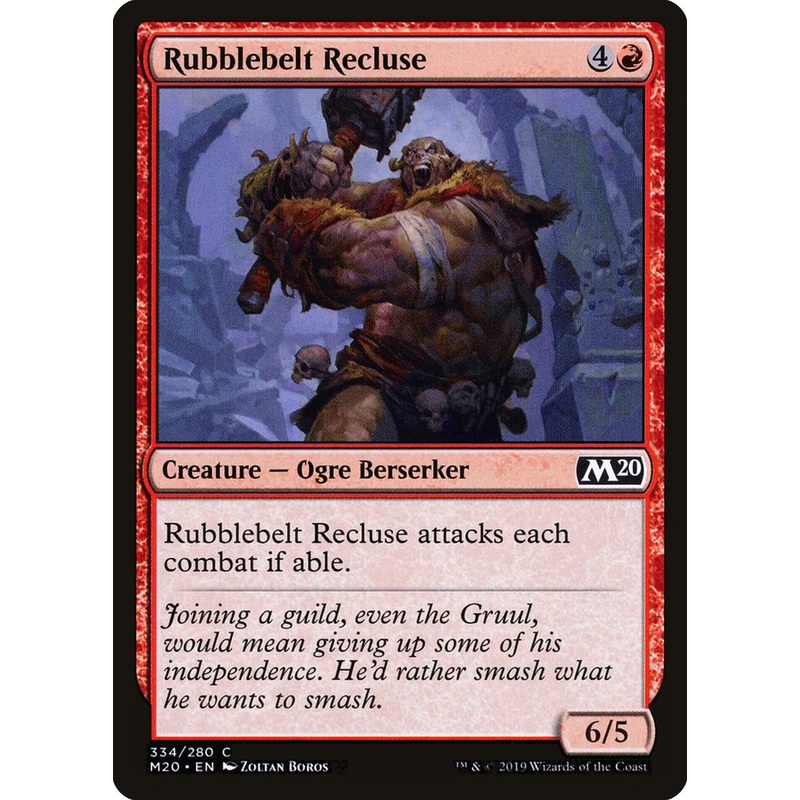 Rubblebelt Recluse [Core Set 2020]