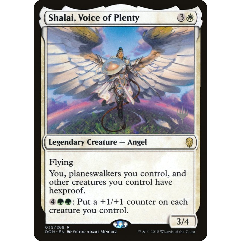 Shalai, Voice of Plenty (Promo Pack) [Dominaria Promos]
