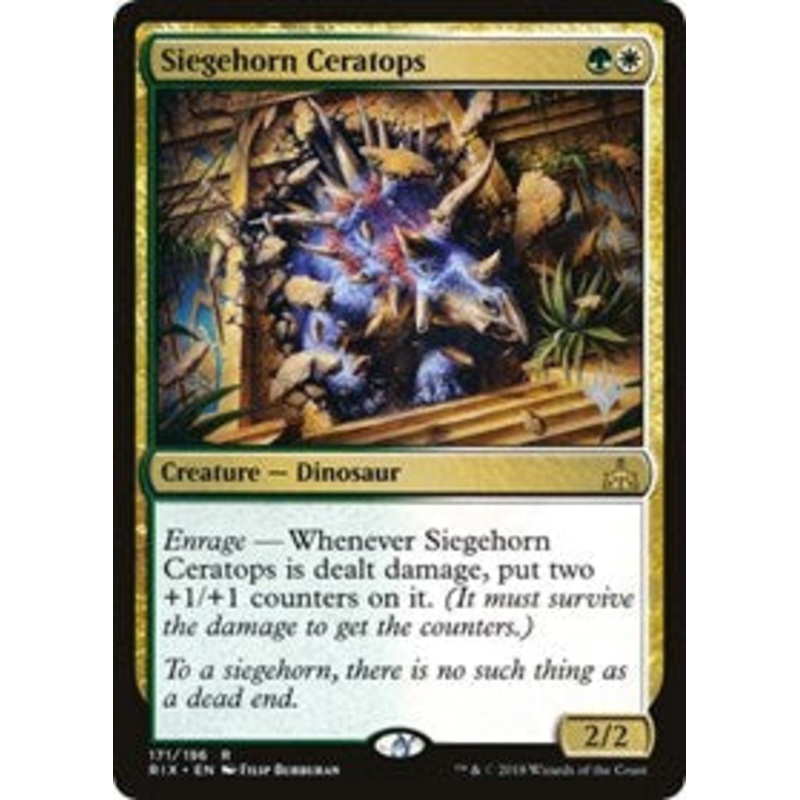 Siegehorn Ceratops [Rivals of Ixalan Promos]