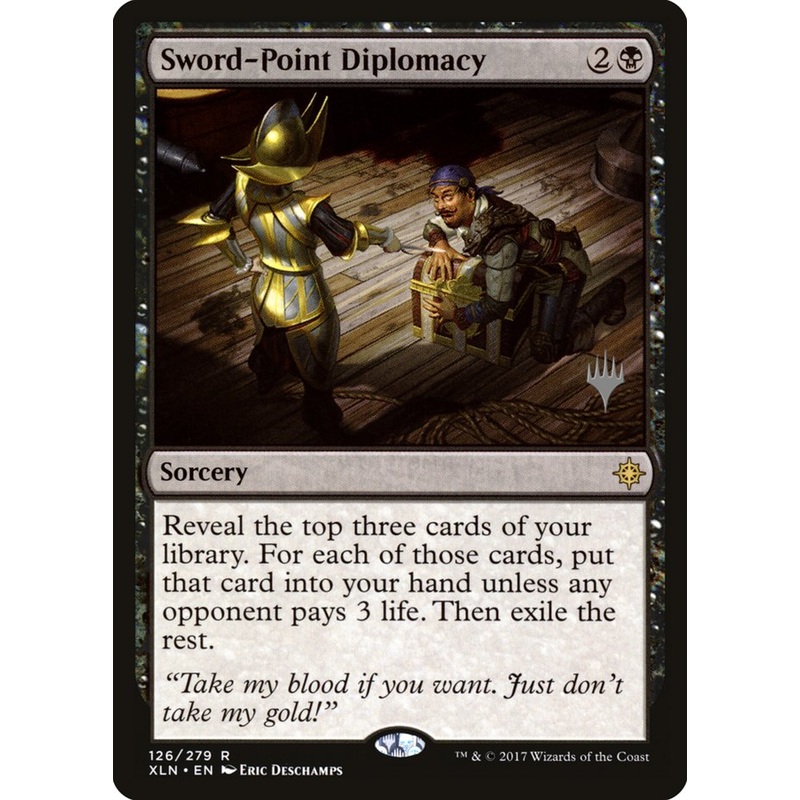 Sword-Point Diplomacy (Promo Pack) [Ixalan Promos]
