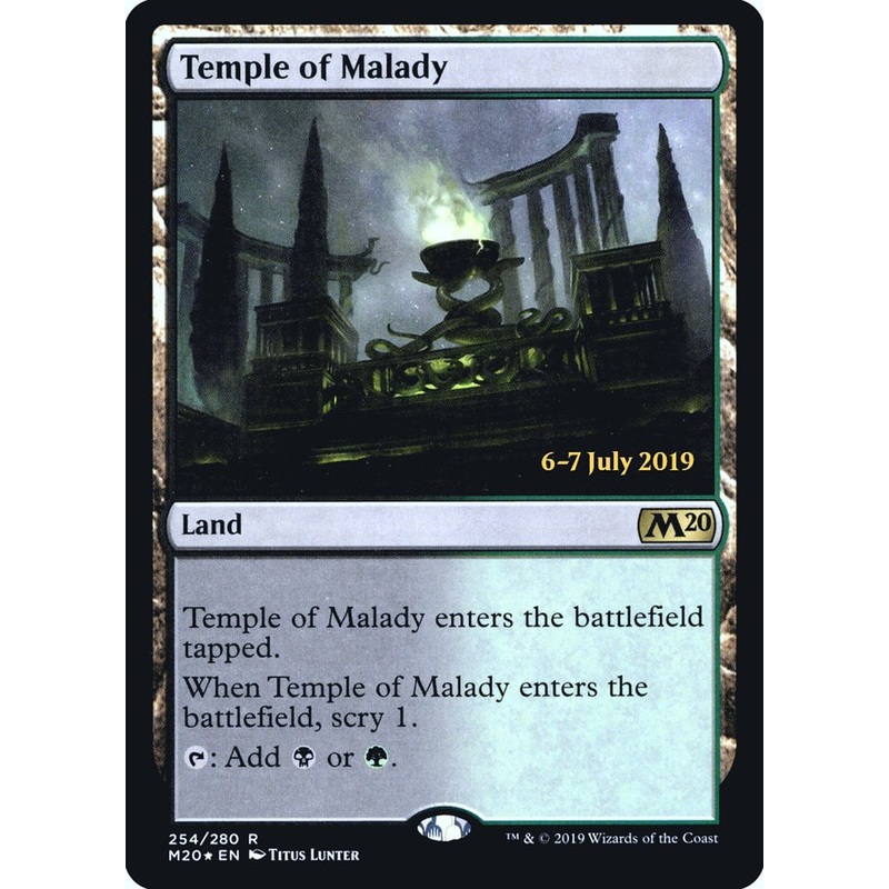 Temple of Malady [Core Set 2020 Prerelease Promos]