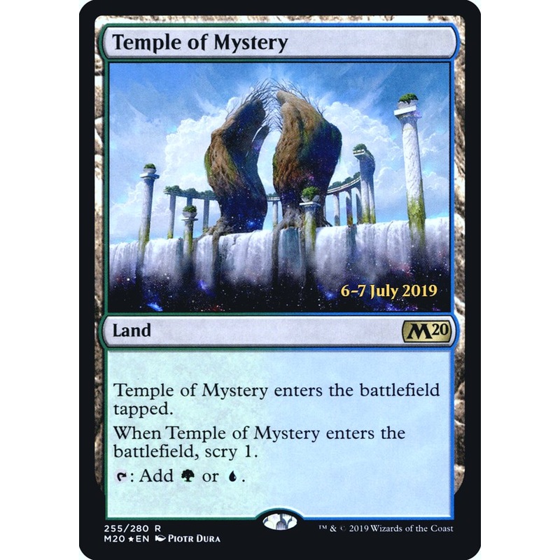 Temple of Mystery [Core Set 2020 Prerelease Promos]