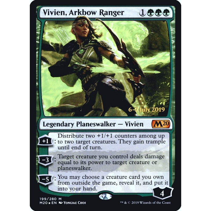 Vivien, Arkbow Ranger [Core Set 2020 Prerelease Promos]