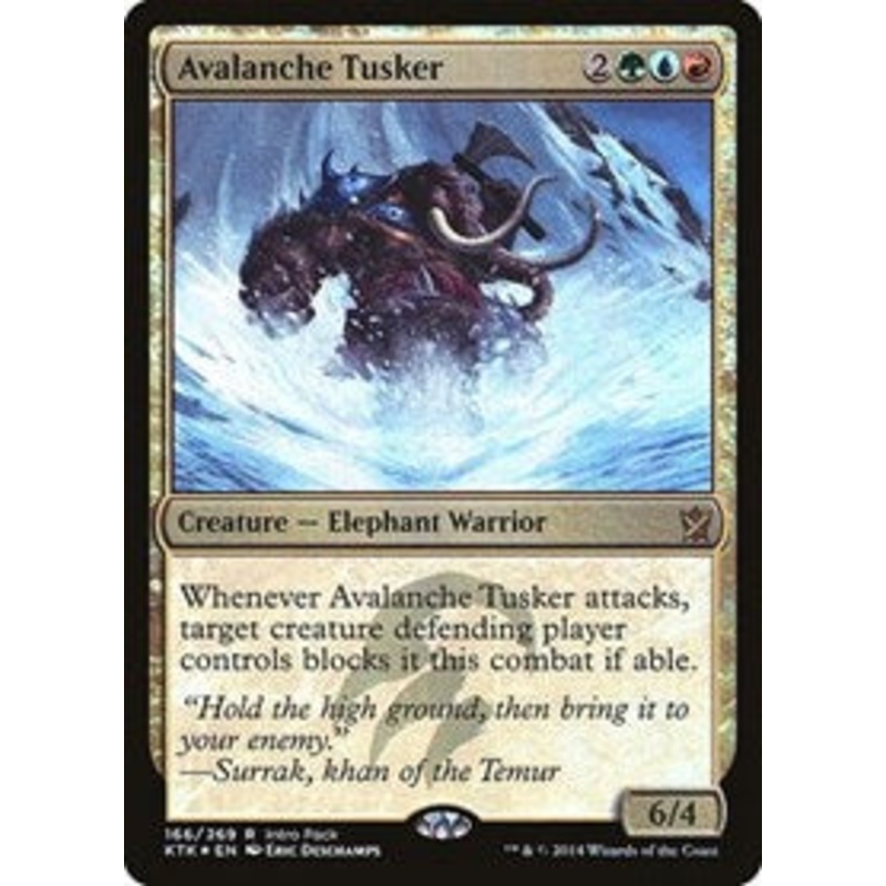 Avalanche Tusker [Khans of Tarkir Promos]