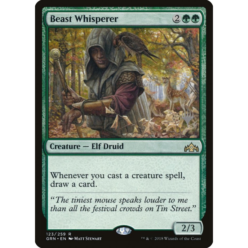 Beast Whisperer (Promo Pack) [Guilds of Ravnica Promos]