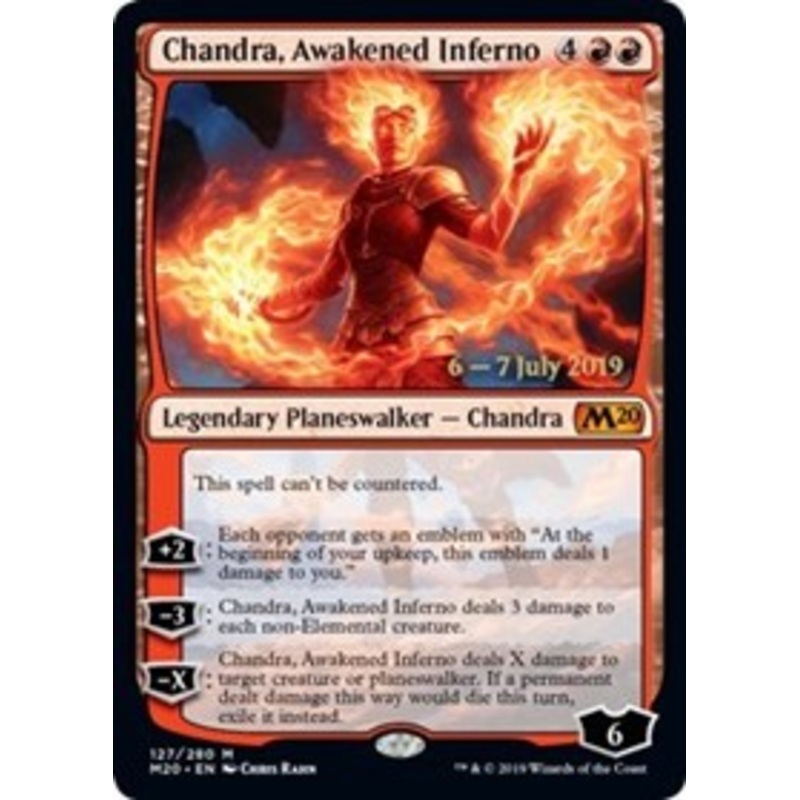 Chandra, Awakened Inferno [Core Set 2020 Promos]