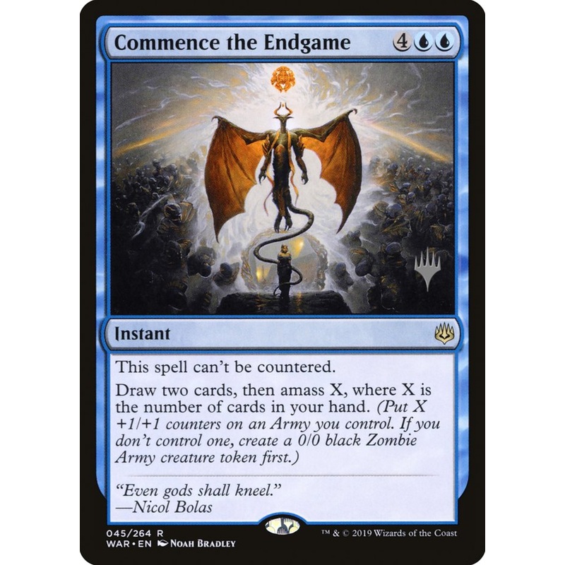 Commence the Endgame (Promo Pack) [War of the Spark Promos]