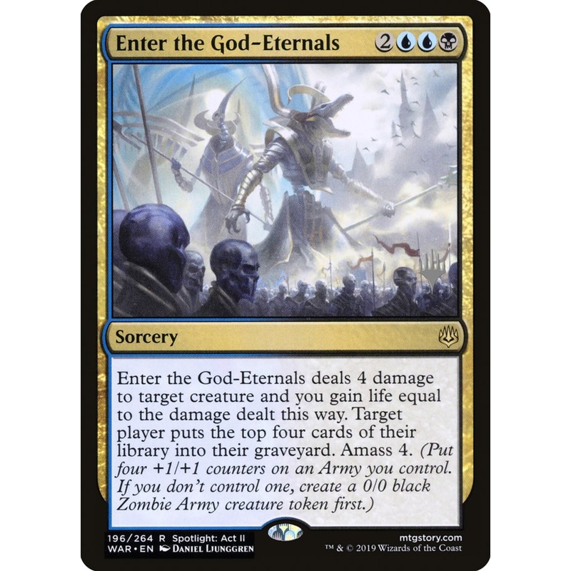 Enter the God-Eternals (Promo Pack) [War of the Spark Promos]