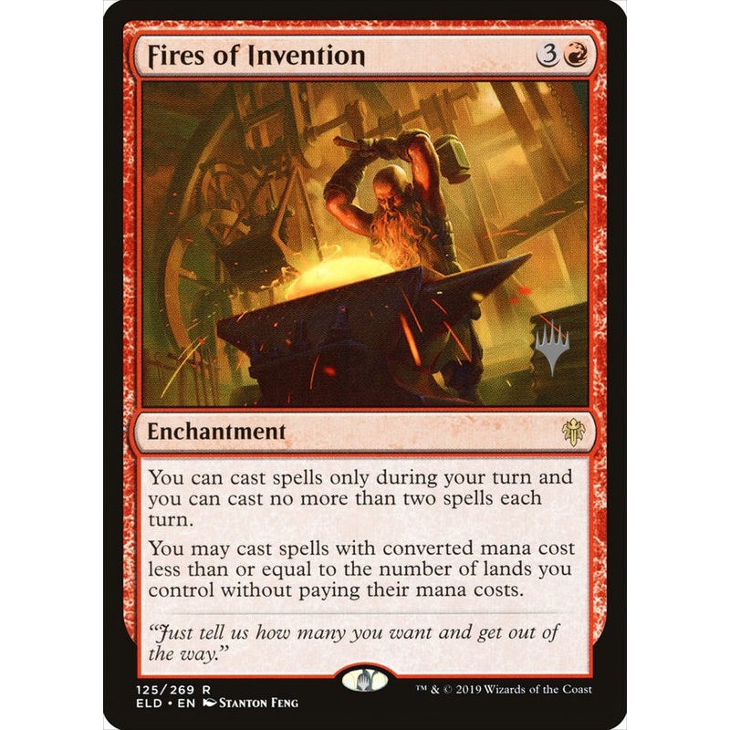 Fires of Invention (Promo Pack) [Throne of Eldraine Promos]