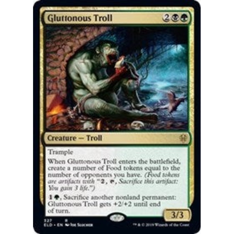 Gluttonous Troll [Throne of Eldraine]
