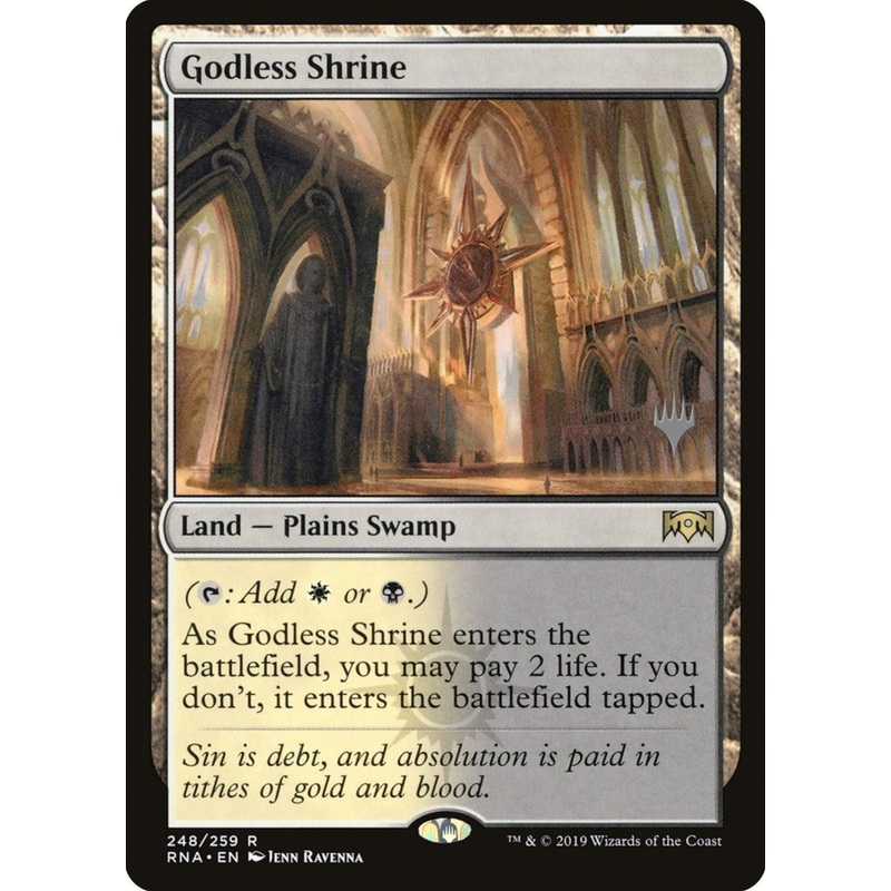 Godless Shrine (Promo Pack) [Ravnica Allegiance Promos]