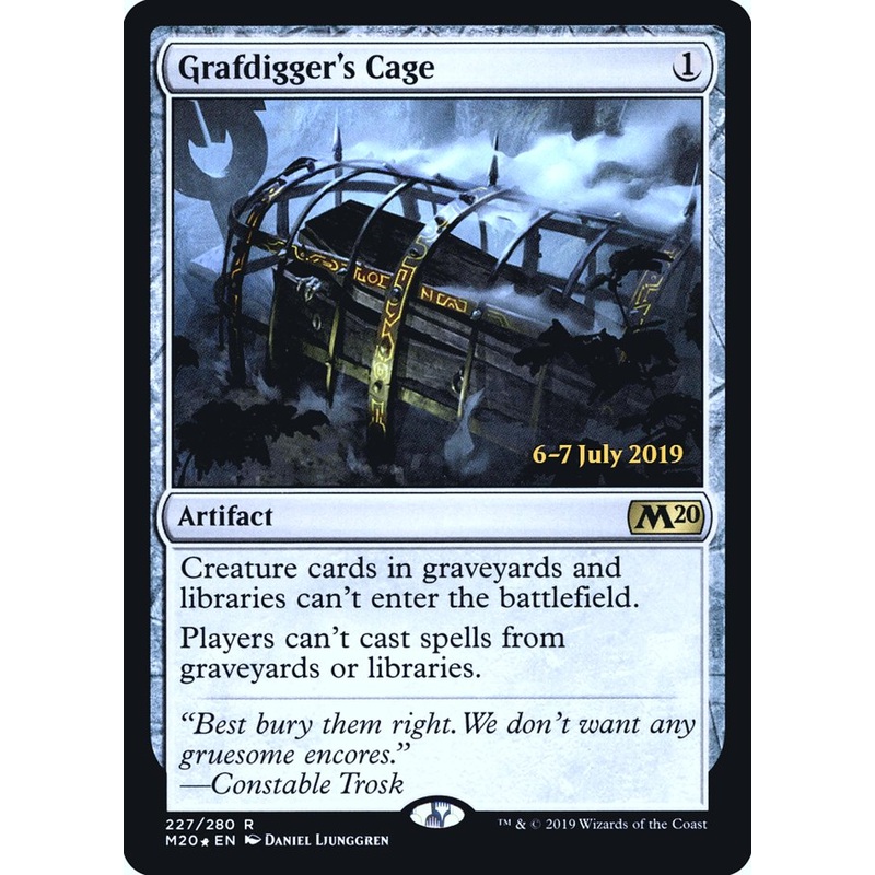 Grafdigger's Cage [Core Set 2020 Prerelease Promos]