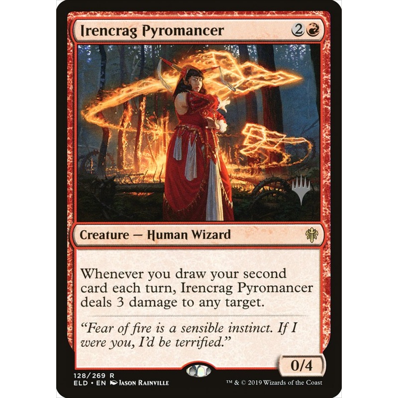 Irencrag Pyromancer (Promo Pack) [Throne of Eldraine Promos]