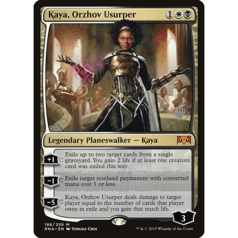 Kaya, Orzhov Usurper (Promo Pack) [Ravnica Allegiance Promos]