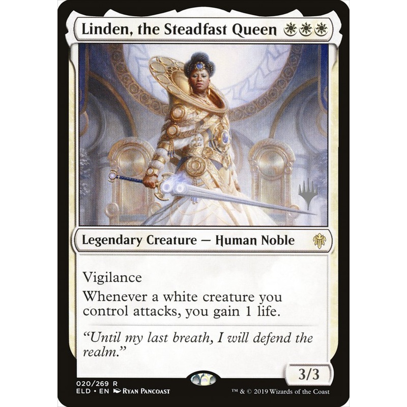 Linden, the Steadfast Queen (Promo Pack) [Throne of Eldraine Promos]