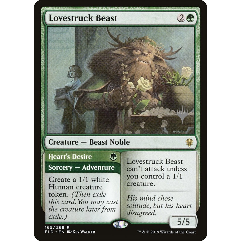Lovestruck Beast // Heart's Desire (Promo Pack) [Throne of Eldraine Promos]