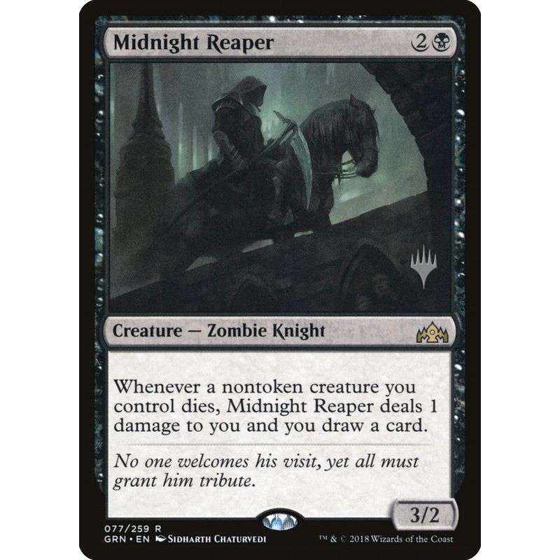 Midnight Reaper (Promo Pack) [Guilds of Ravnica Promos]