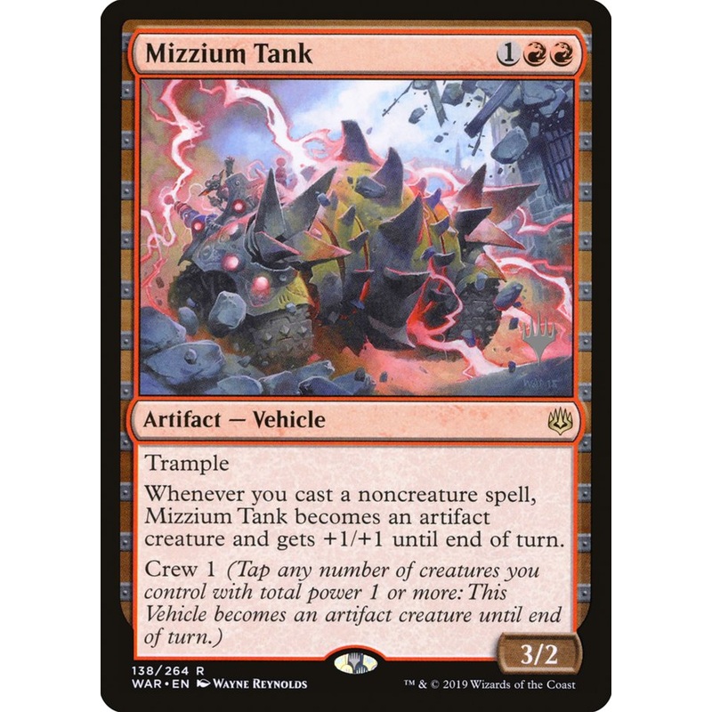 Mizzium Tank (Promo Pack) [War of the Spark Promos]