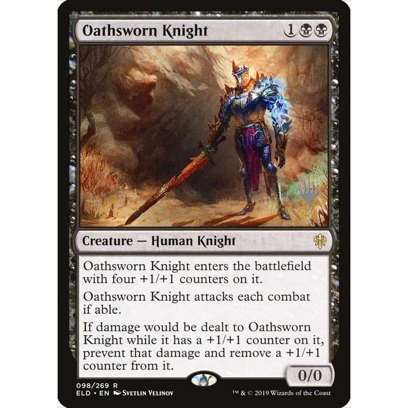 Oathsworn Knight (Promo Pack) [Throne of Eldraine Promos]