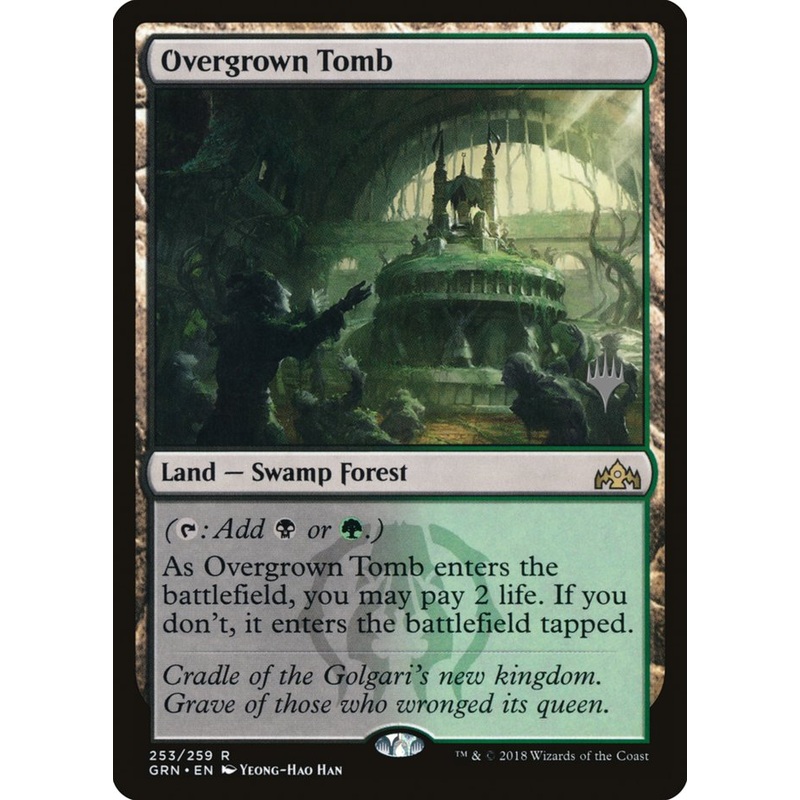 Overgrown Tomb (Promo Pack) [Guilds of Ravnica Promos]