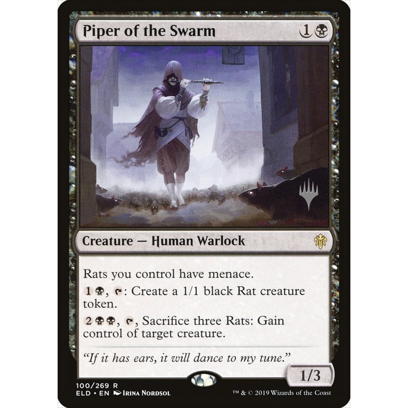 Piper of the Swarm (Promo Pack) [Throne of Eldraine Promos]