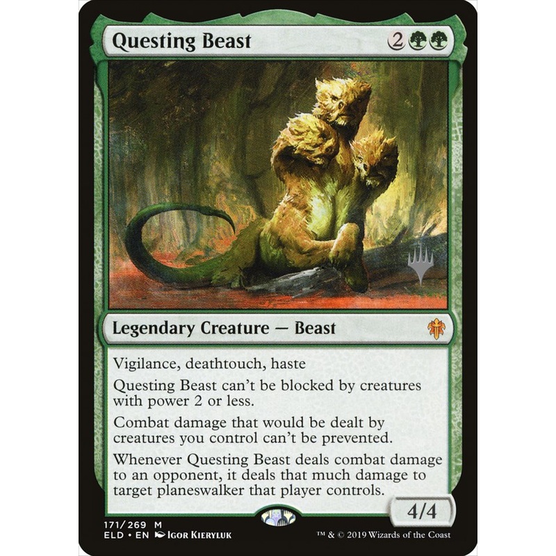 Questing Beast (Promo Pack) [Throne of Eldraine Promos]