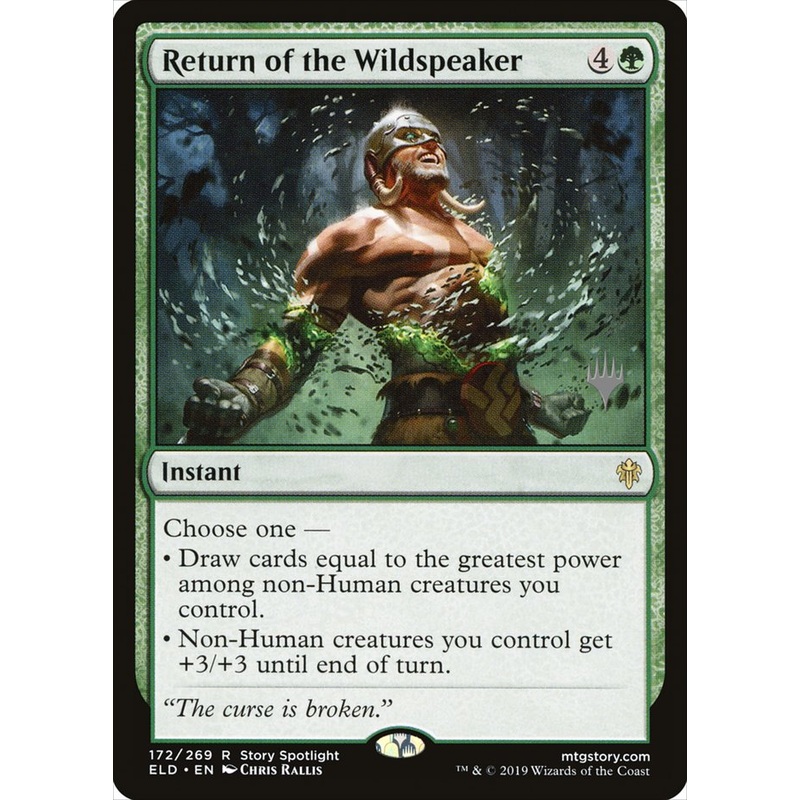 Return of the Wildspeaker (Promo Pack) [Throne of Eldraine Promos]