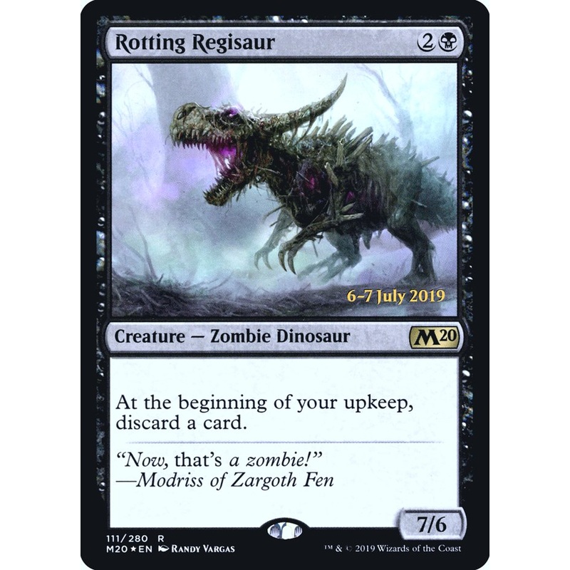 Rotting Regisaur [Core Set 2020 Prerelease Promos]